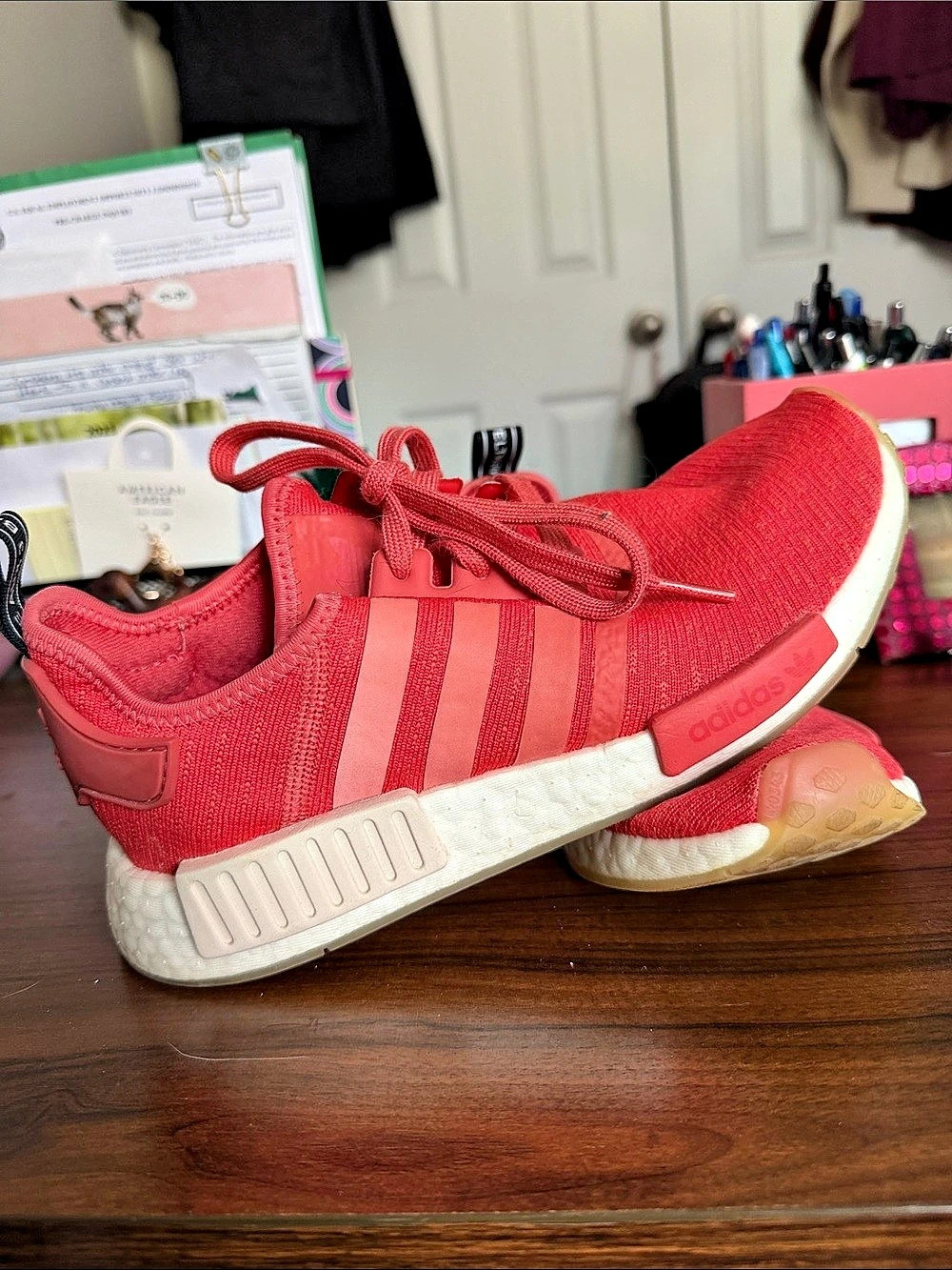 adidas NMD_R1 Red & Pink Sneakers
